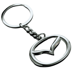 Mazda logo keychain