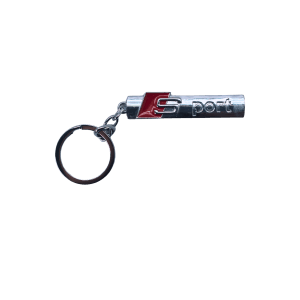 Sport Logo Keychain – Steel
